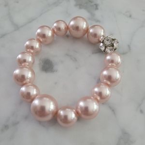 Faux pearl bracelet